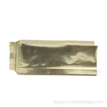 Laminated Plastic Heat Seal Foil Gusset Coffee Packaging Ba